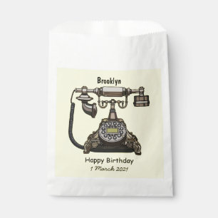Bolsa De Papel Ilustracion personalizado de teléfono
