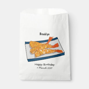 Bolsa De Papel Ilustracion personalizado de tempura gambas