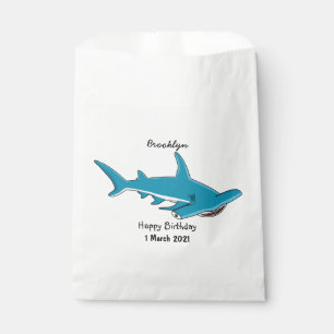 Bolsa De Papel Ilustracion personalizado de tiburón martillo