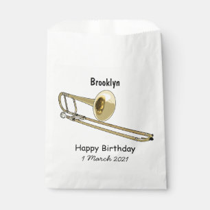 Bolsa De Papel Ilustracion personalizado de Trombone