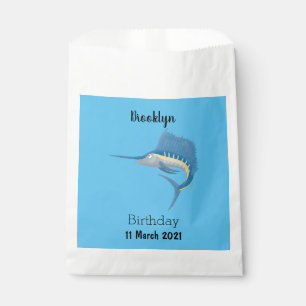 Bolsa De Papel Ilustracion personalizado divertido de pez espada