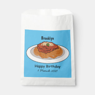 Bolsa De Papel Ilustracion personalizado Spaghetti