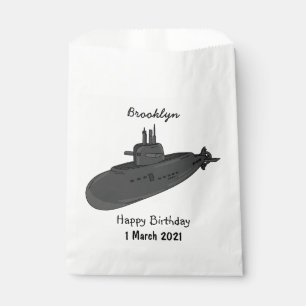 Bolsa De Papel Ilustracion personalizado submarino