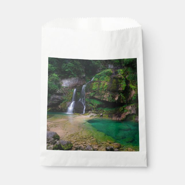 Bolsa De Papel Impresionante cascada Virje, Poster de Eslovenia (Anverso)