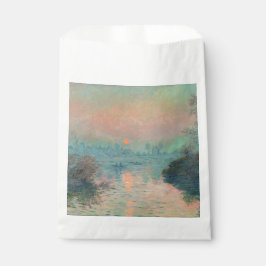 Bolsa De Papel Impresionismo de Monet Sunset Seine Bella Artes