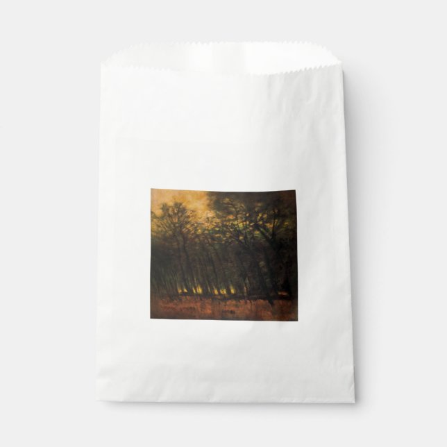 Bolsa De Papel Incendios en el bosque (por Laszlo Mednyanszky) (Anverso)