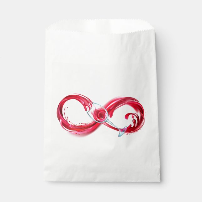 Bolsa De Papel Infinity with Red Wine (Anverso)