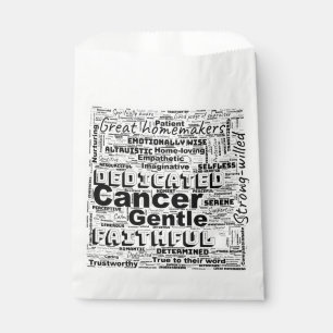 Bolsa De Papel Inspiración en la nube de la palabra zodiaca del c