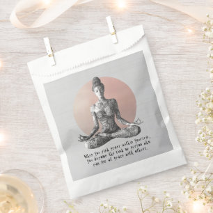Bolsa De Papel Instructor de Meditación de Yoga Reiki Master Lotu