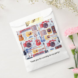 Bolsa De Papel Instrumentos musicales del Partido del Cumpleaños 