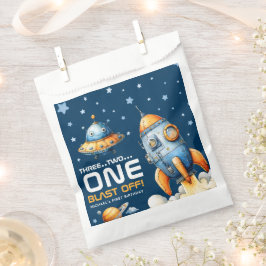 Bolsa De Papel Interstellar Rocket Launch Blast Off 1st Birthday