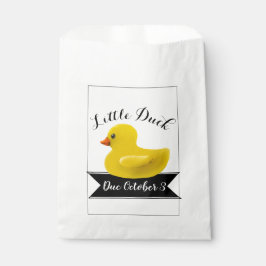 Bolsa De Papel Invitación a Baby Shower de pato pequeño