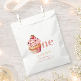 Bolsa De Papel Invitación de cumpleaños, Chicas primer cumpleaños