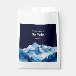 Bolsa De Papel Invitación de Despedida de Soltera Montañas Nevada