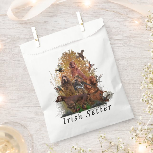Bolsa De Papel Irlandés Setter (Cortado)