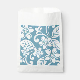 BOLSA DE PAPEL ISLA PLUMERIA (AZUL PIZARRA)
