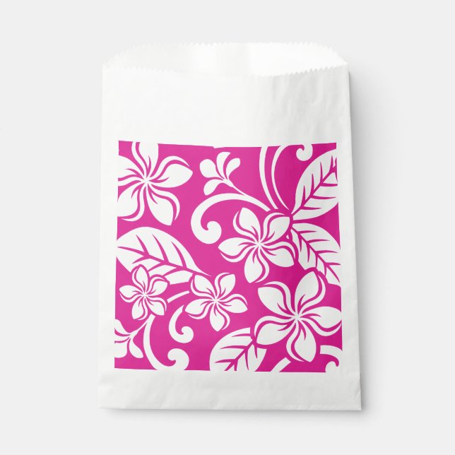 BOLSA DE PAPEL ISLAND PLUMERIA (ROPA CALIENTE) (Anverso)