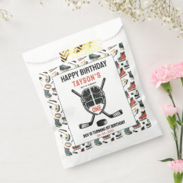 Bolsa De Papel It’s Game Time Hockey 1st Birthday Party