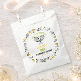 Bolsa De Papel It’s Game Time Tennis 1st Birthday – Fun Kids