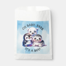 Bolsa De Papel It's a Boy | Polar Arctic Winter Baby Shower