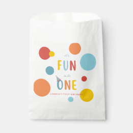 Bolsa De Papel It's Fun To Be One Colorful Birthday Favor Bag