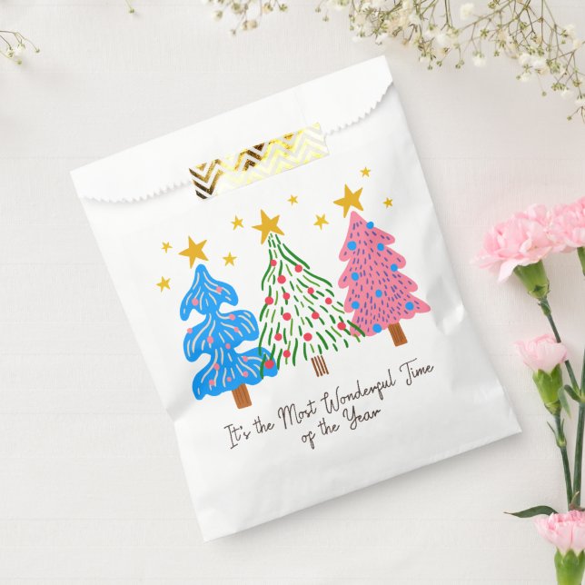 Bolsa De Papel It's The Most Wonderful Time Christmas  (Sellado)