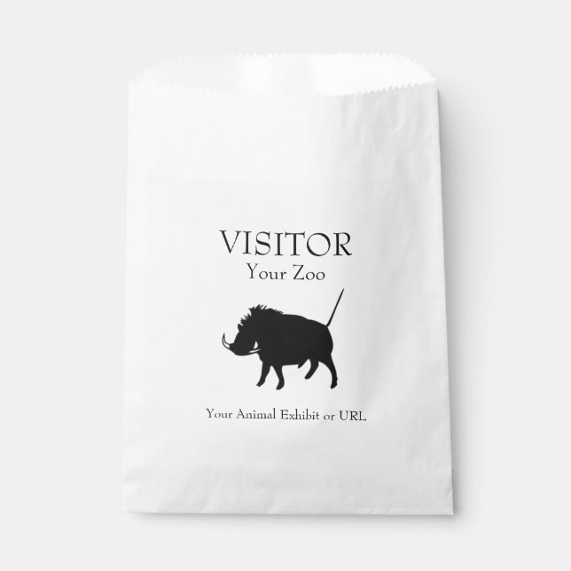 Bolsa De Papel Jabalí personalizado (Anverso)