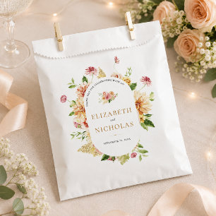 Bolsa De Papel Jardín Floral   Boda de Verano