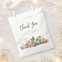 Jardín Floral Colorido de Nombre Personalizado par