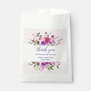 Bolsa De Papel Jardín romántico Gracias Boda