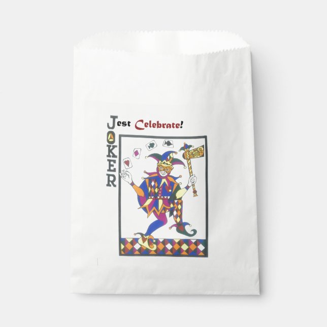 Bolsa De Papel Jest Celebra La Bolsa Favor (Anverso)