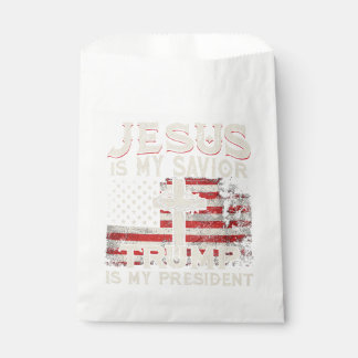 Bolsa De Papel Jesús Es Mi Salvador Trump Es Mi Presidente Estado