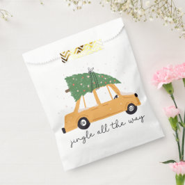 Bolsa De Papel Jingle All Way Navidades