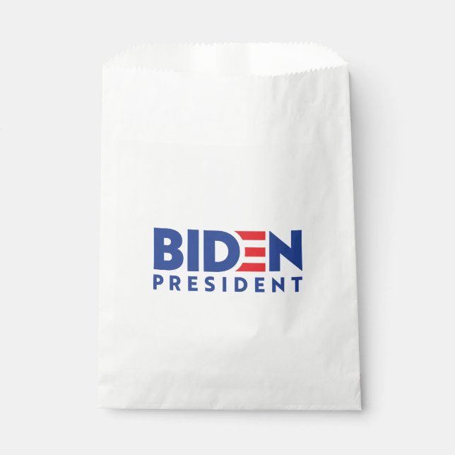 Bolsa De Papel Joe Biden 2020 Biden para presidente (Anverso)