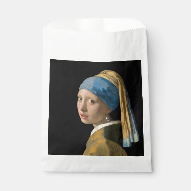 Bolsa De Papel Johannes Vermeer, Chica de Pearl Earring (Anverso)