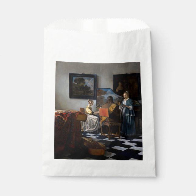 Bolsa De Papel Johannes Vermeer - El concierto (Anverso)