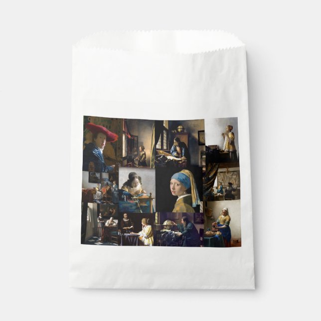 Bolsa De Papel Johannes Vermeer - Masterpieces Patchwork (Anverso)