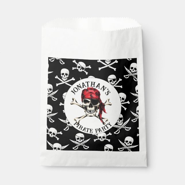 BOLSA DE PAPEL JOLLY ROGER PIRATE (Anverso)