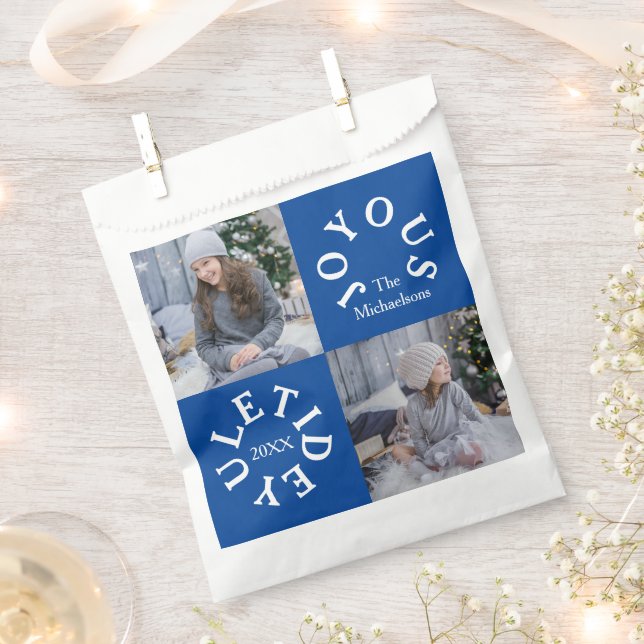 Bolsa De Papel Joyous Yuletide 2 Photo (Cortado)