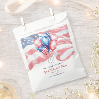 Bolsa De Papel Jubilación Militar Personalizada de EE. UU.