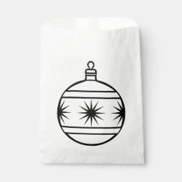 Bolsa De Papel Juego de adornos de árbol de navidad en color de 5