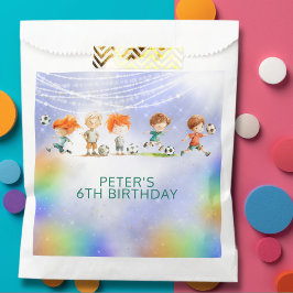 Bolsa De Papel Juego de cumpleaños del fútbol mágico