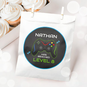 Bolsa De Papel Juego de video de niño Jugador de cumpleaños