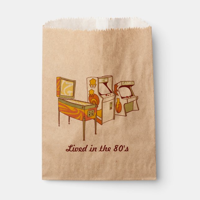 Bolsa De Papel Juegos retro (Anverso)