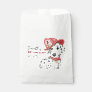 Bolsa De Papel Juez de cumpleaños de los niños dálmata que luchan
