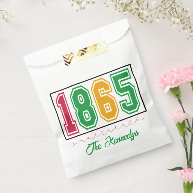 Bolsa De Papel Juneteenth Personalizado - Historia Negra (Sellado)