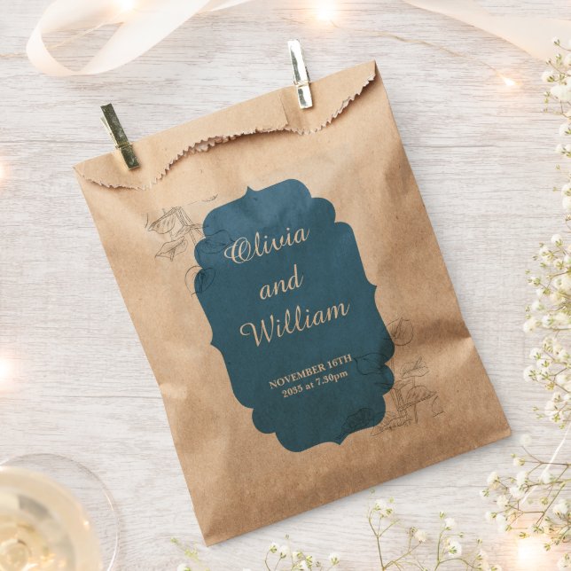 Bolsa De Papel Juntos por siempre (Cortado)