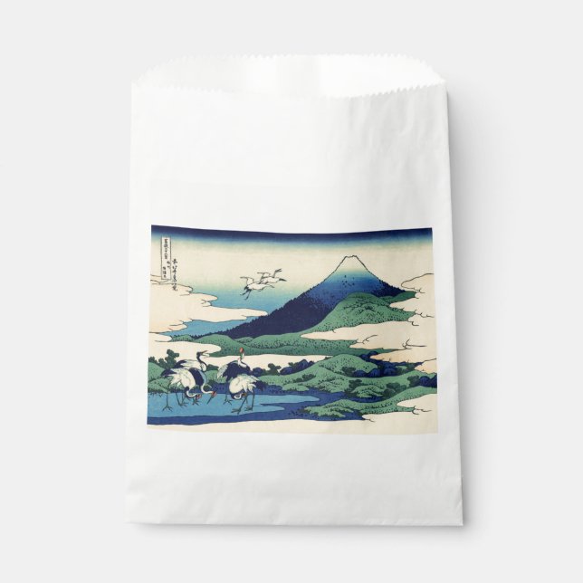 Bolsa De Papel Katsushika Hokusai - Umegawa en la provincia de Sa (Anverso)