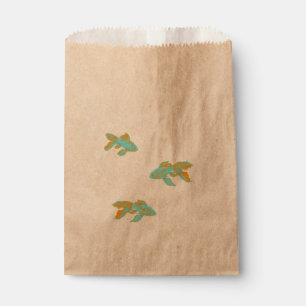 Bolsa De Papel Kingyo Goldfish Azul y Naranja