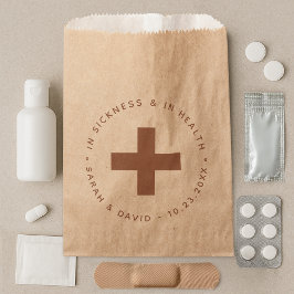 Bolsa De Papel Kit de Emergencia Brown En Enfermedad y en Salud